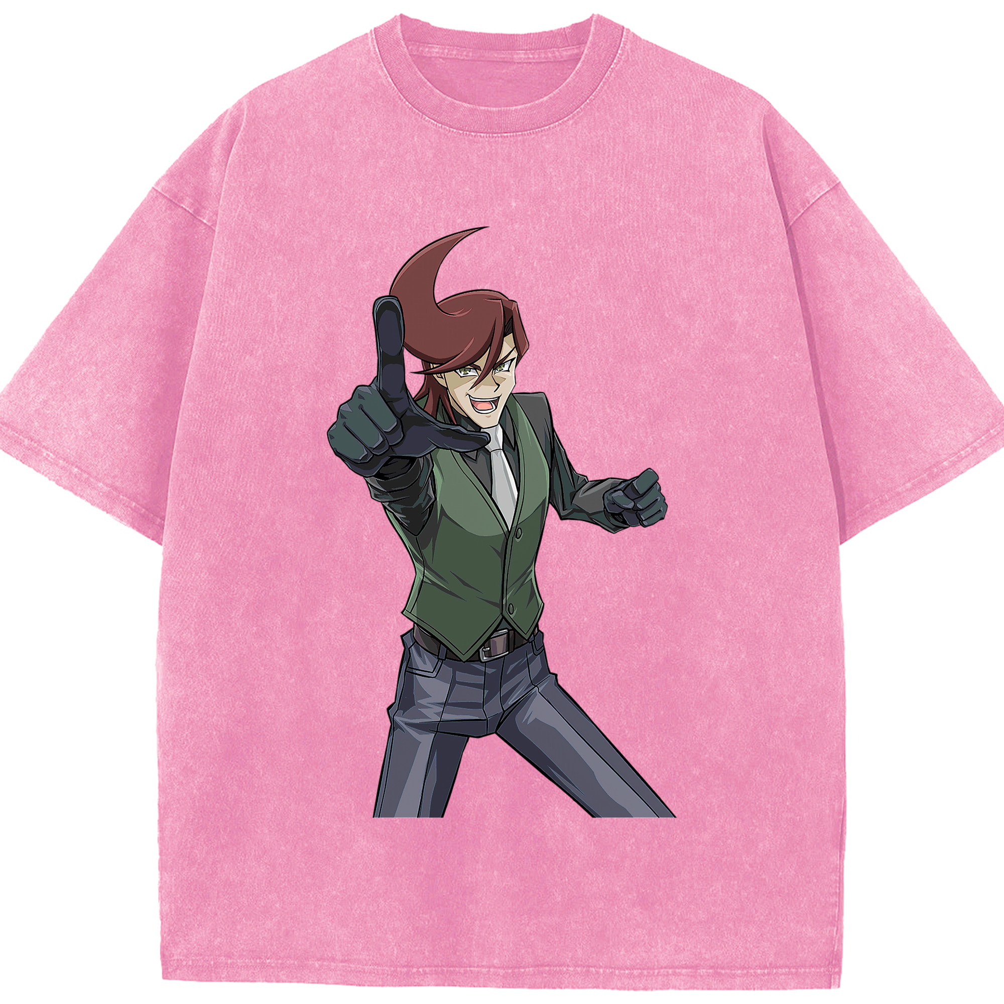 （画像用） 遊☆戯☆王 Yu-Gi-Oh! 綿100% ヴィンテージ風 半袖Tシャツ（フロントプリント）